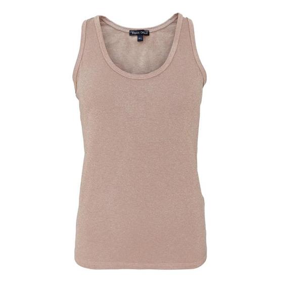 BLACK COLOUR Top BCFAYE 40055-GT - Golden Taupe mit Glitzerfäden