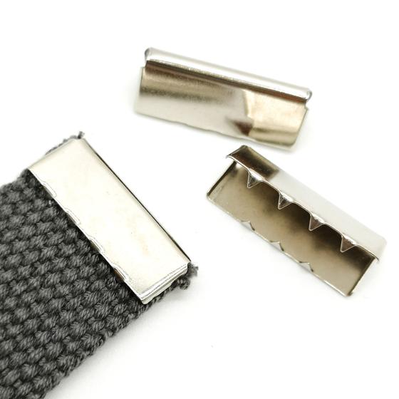 Gurtbandenden 40mm - gunmetal