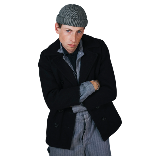 Docker Beanie Black Stripe Oshkosh von Beton Cire