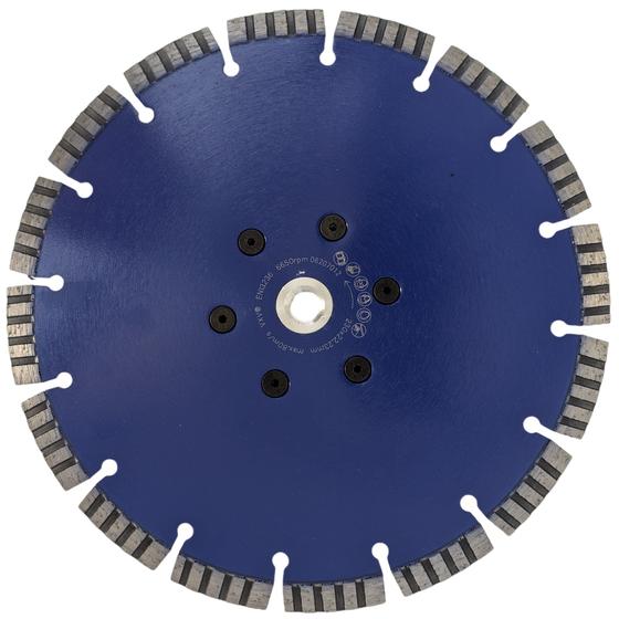 Diamant Trennscheibe mit M14-Aufnahme für Bündigschnitt<br> Ø 230 mm Typ Laser Turbo Blue <br> für leicht amierten Stahlbeton