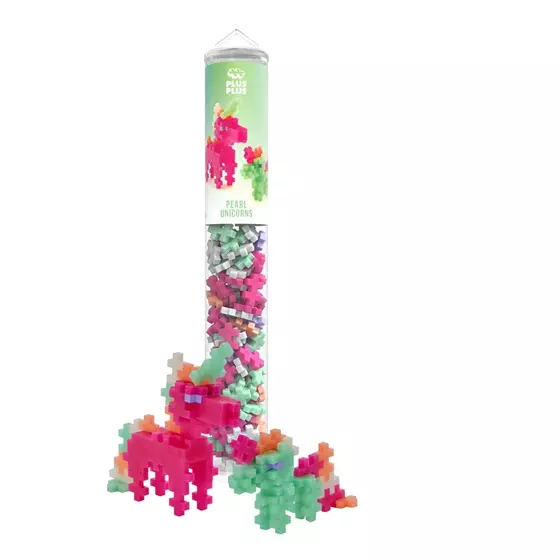 Plus Plus 100 Kreativ Bausteine Neon Einhorn
