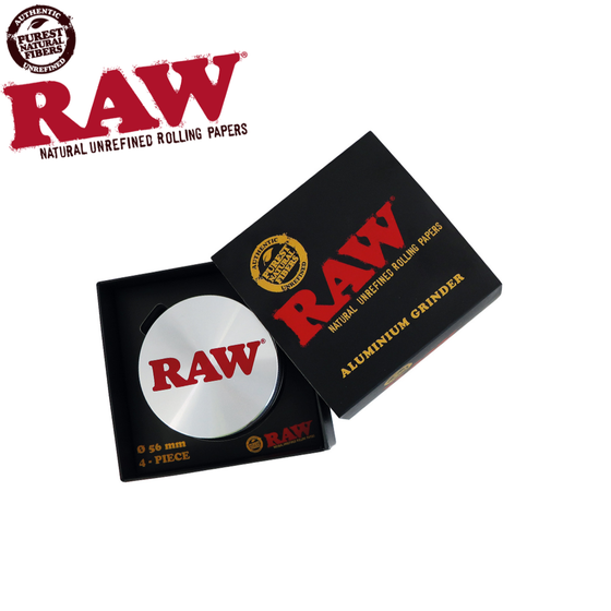 Grinder, RAW®, Aluminium, 4-teilig