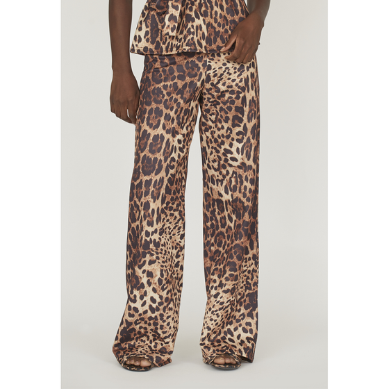 SISTERS POINT Hose GLUT-PA16 Leo Muster - braun