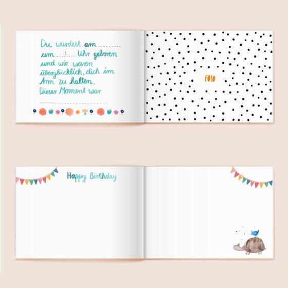 Frau Ottilie Babytagebuch Willkommen Kleiner Mensch