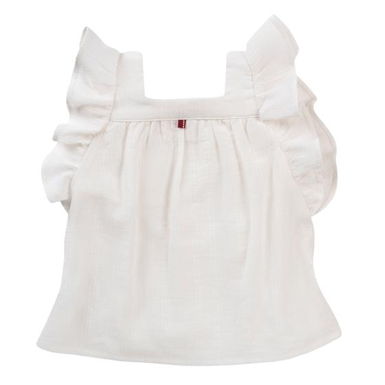 People wear Organic Bluse Kurzarm Weiß