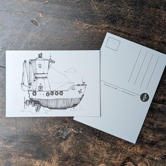 Postkarte - The Pott