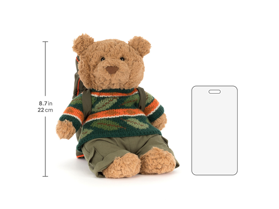 Jellycat Kuscheltier Bartholomew Bear Hiking