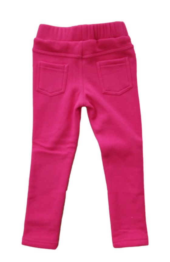 Jeggings, weich gefüttert, hochrot