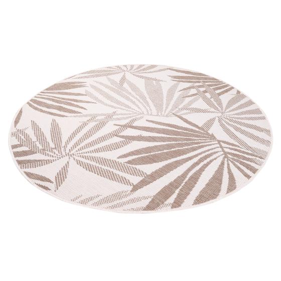 DUO Rug wendbarer Teppich creme braun