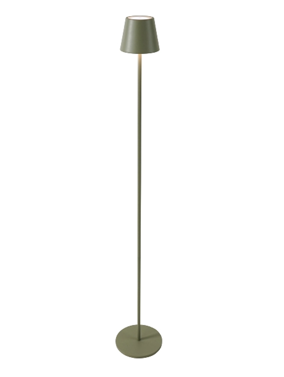 Lampe | Wiederaufladbare LED Stehleuchte LYS -  grau