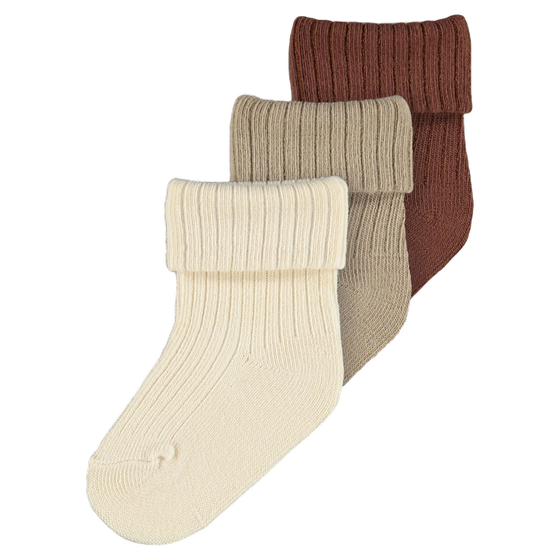 Name It 3er Pack Babysocken Affogat