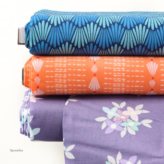 Friday Night Karen Lewis Taschenstoff orange koralle