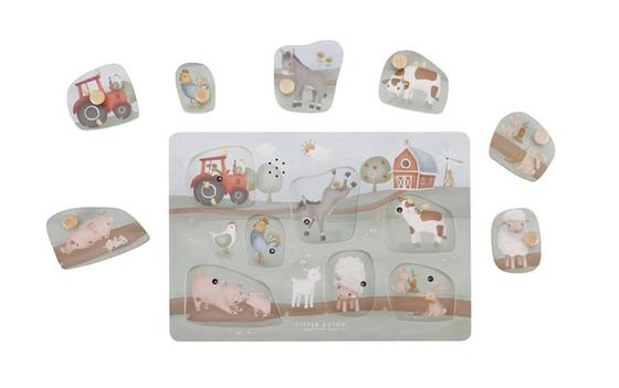 Little Dutch Sound-Greif-Puzzle Little Farm