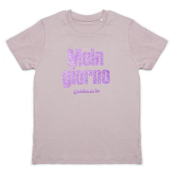goldmarie Kinder T-Shirt MOINGIORNO - lilac - lila mit Glitzer