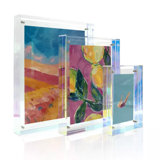 MEA-Living Bilderrahmen Acryl - 18 x 24 cm BRA-014 - rainbow