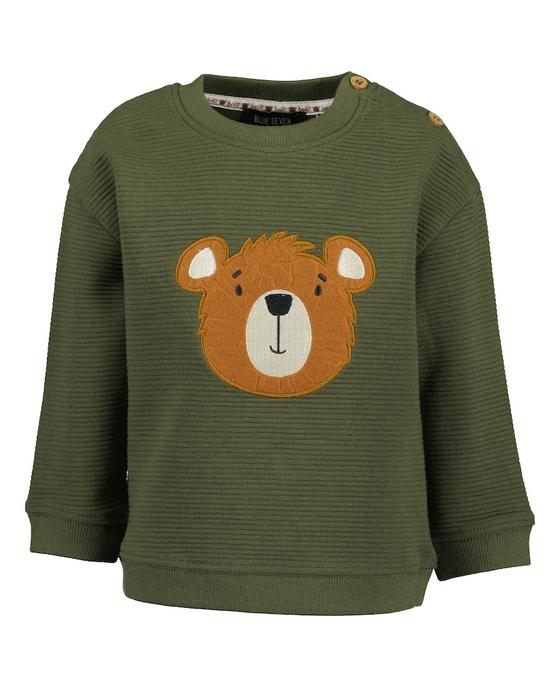 Sweatshirt, reine Baumwolle, schilf