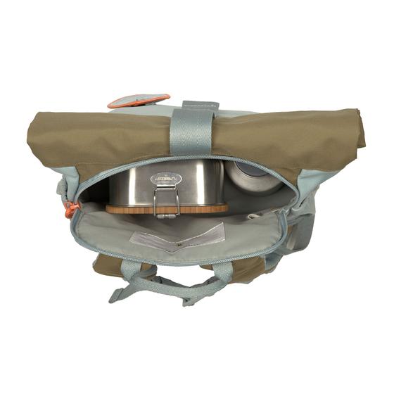 Lässig Kindergartenrucksack - Rolltop - Nature, Hellblau