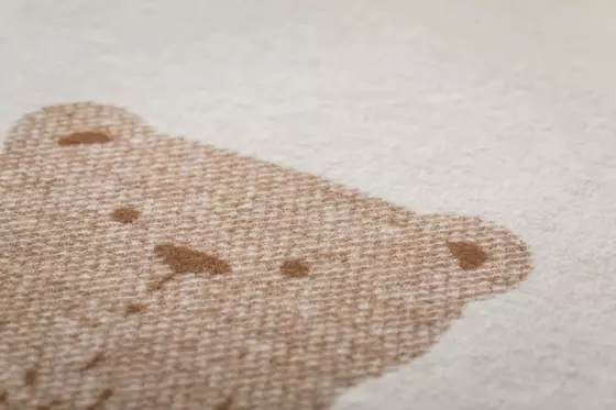 David Fussenegger Babydecke Bär Rohweiß