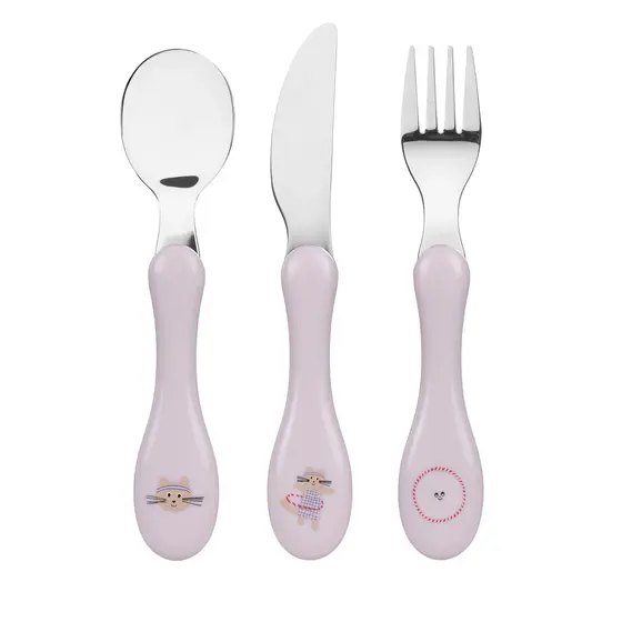 Lässig Kinderbesteck - Cutlery Tiny Team Katze