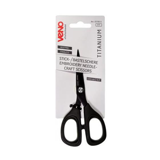 Stick- und Bastelschere Titanium 13,5 cm