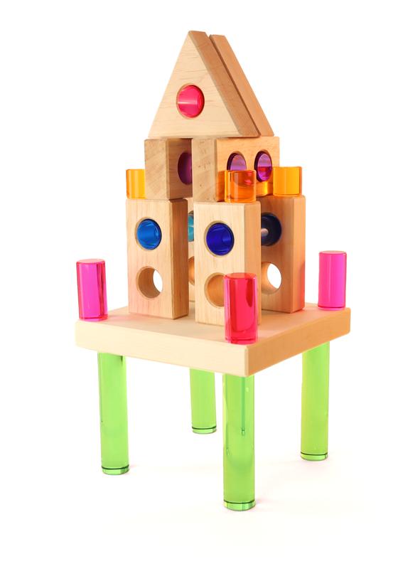 Bauspiel Lichtsäulentreppe 25 Teile