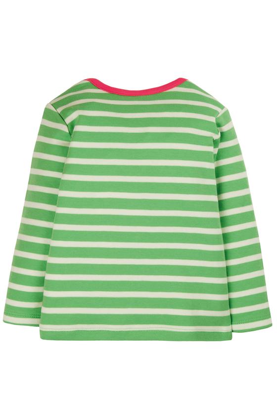 Frugi Langarmshirt Marienkäfer Fjord Green