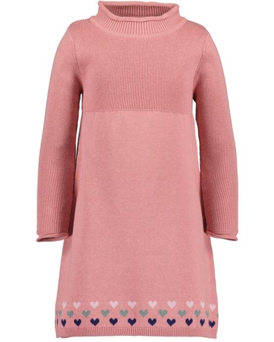 Strickkleid, reine Baumwolle, mauve
