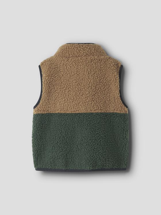 Name It Teddy Weste Colourblock Jungle Green