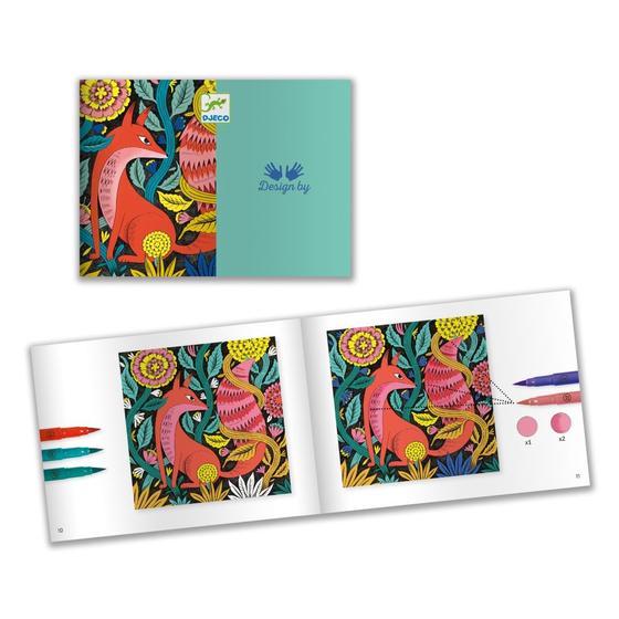 Djeco Malen in 3D Fantastischer Wald