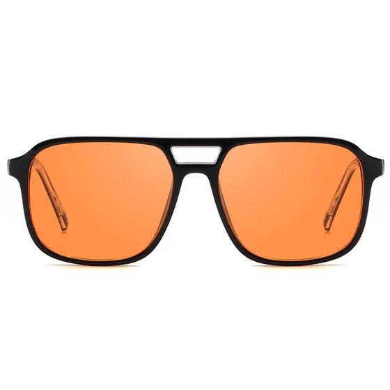 eco SHADES Sonnenbrille LAI - schwarz-orange - Unisex 
