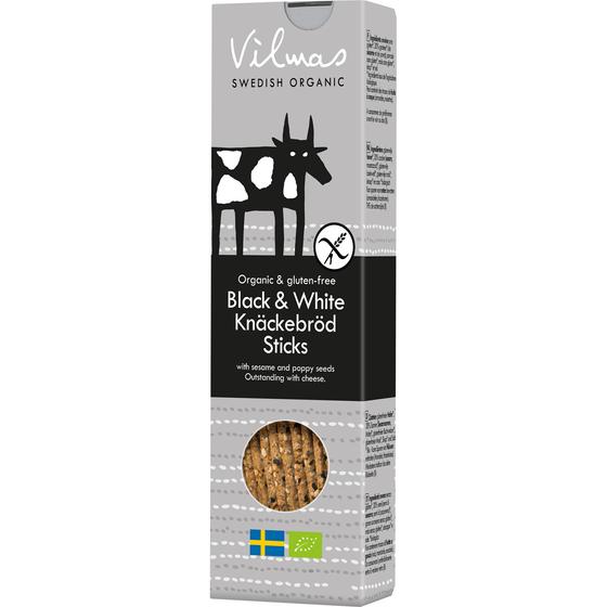 Vilmas Black&White BIO-Knäckesticks 120g