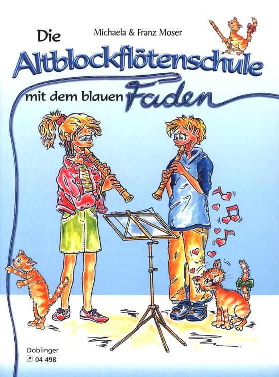 Die Altblockflötenschule mit dem blauen Faden