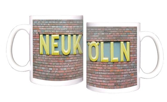 S-Bahnhof Neukölln, U-Bahn Souvenir Lieblingstasse Berlin von tom bäcker - U7 - Ringbahn, Karl-Marx-Straße, Rathaus, S41, S42