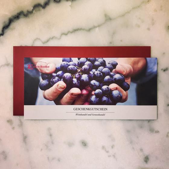 Geschenkgutschein Wein online verschenken