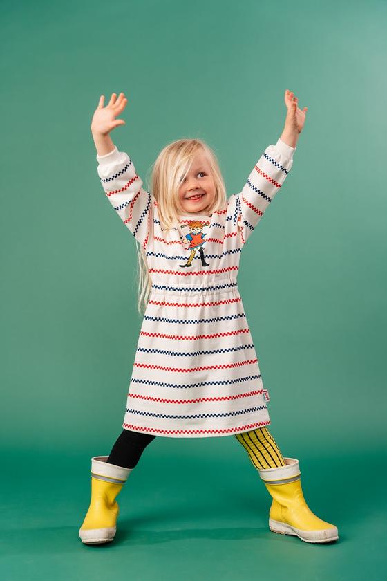 Sweatkleid "Pippi Langstrumpf", Biobaumwolle, sand