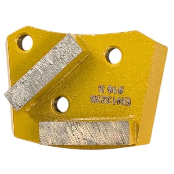 Diamant Schleifschuh <br> passend für Contec mit Schnellwechselaufnahme <br> K 16/20 weiche Bindung