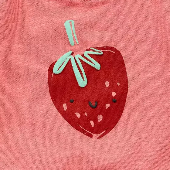 Sense Organics Sweatshirt Siam Strawberry Rosa