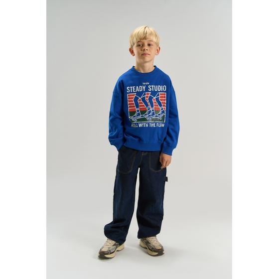 The New Oversized Sweatshirt Vern Mazarine Blue 