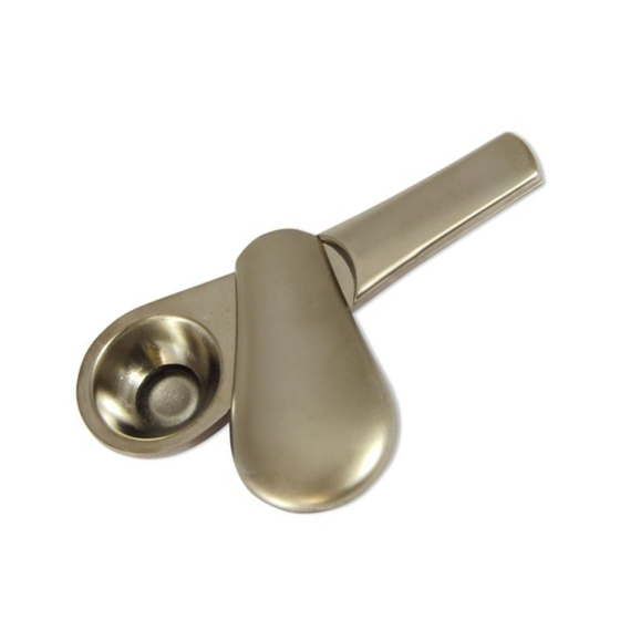 Metallpfeife, Spoon Pipe, Gold