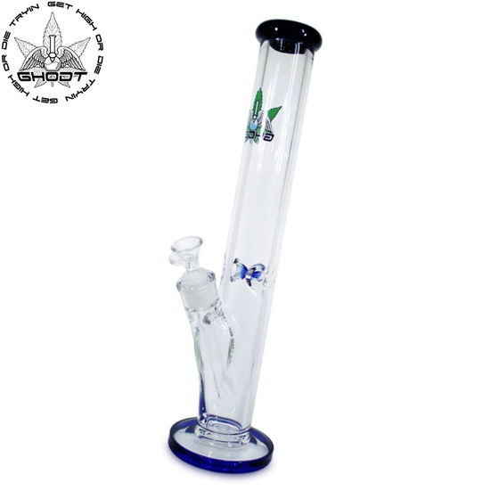 Glasbong, GHODT, mit Quartzbanger, Blau