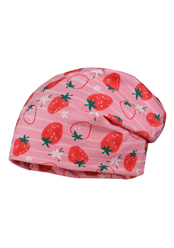 Jersey-Mütze "Erdbeeren", UV 50+