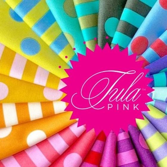 Tent Stripes in Peony Pink Tula Pink Streifen für Spreefee