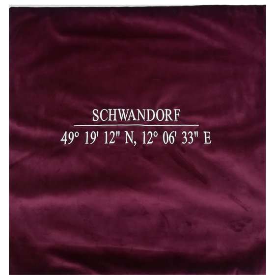 Kissen | Kissenbezug Malaga - Schwandorf / Purple-Creme