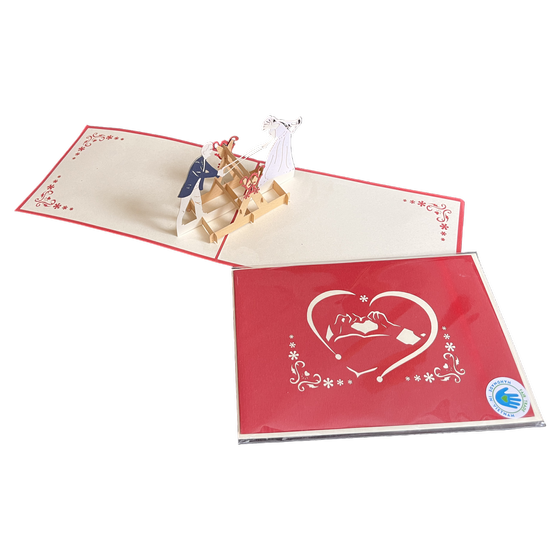 Popupkarte "Hochzeit"