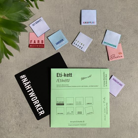Label #mehrEtikette Edition 8 Hellgrün  - 8 Webetiketten