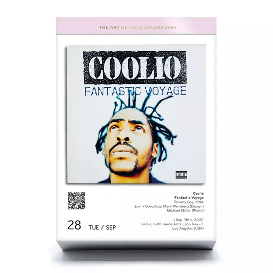 Tischkalender The Art of Vinyl Covers 2027