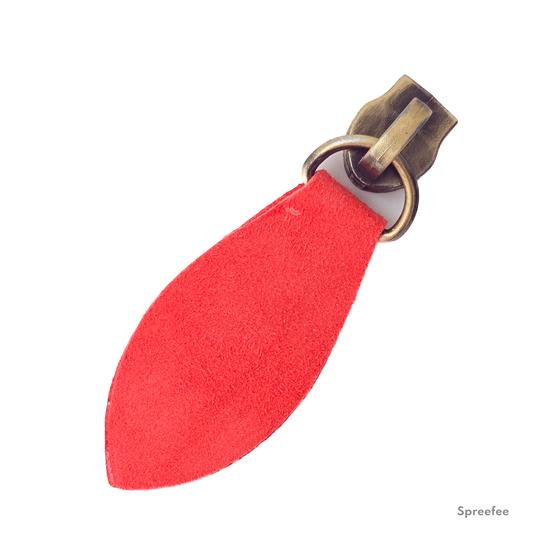 Lederzipper Lederanhänger Reißverschluss Taschen nähen