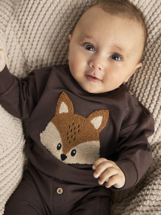 Sweatshirt "Fuchs", braun