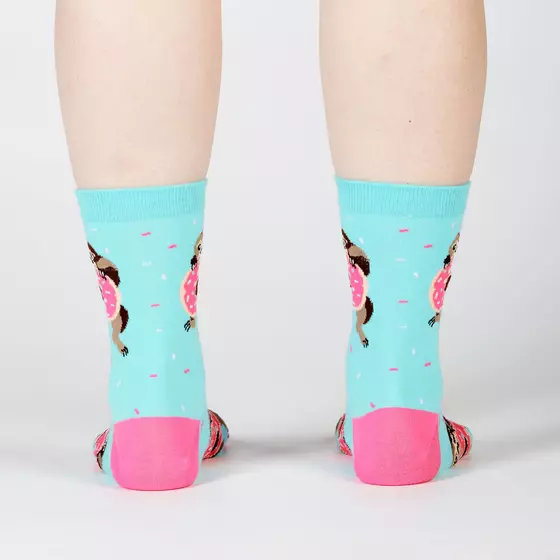 SOCK it to me Strümpfe SNACKIN' SLOTH W0100 - hellblau-pink