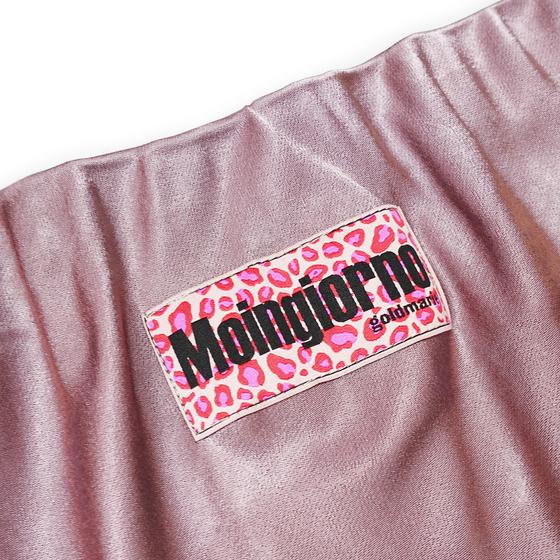 goldmarie Rock MOINGIORNO rotes Leo Label - dark rose mit Glanz 